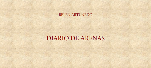 Diario de las arenas, por Belén Artuñedo